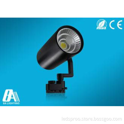 20w COB led track light 2wire 3 wire 4wire, Commercial trac